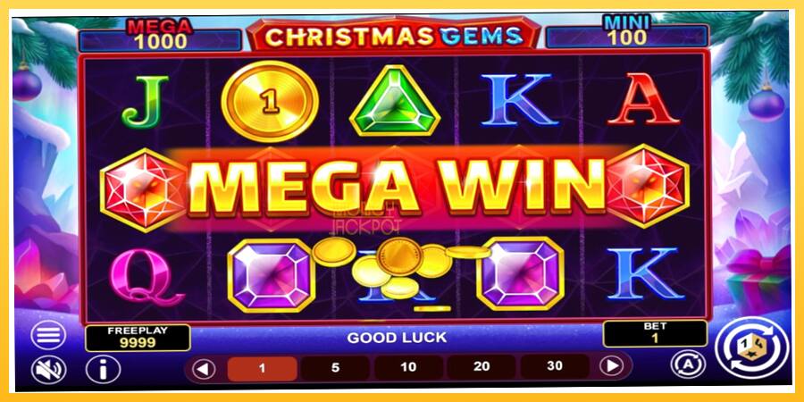 Игровой аппарат Christmas Gems Hold & Win - игра на реальные деньги, картинка 3