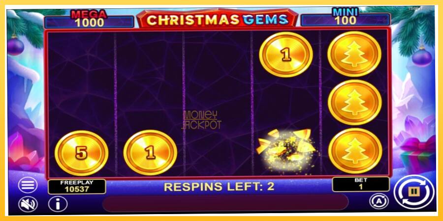 Игровой аппарат Christmas Gems Hold & Win - игра на реальные деньги, картинка 5