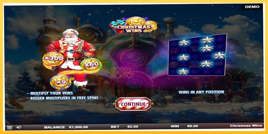 Игровой аппарат Christmas Wins - игра на реальные деньги, картинка 1