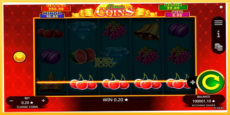 Игровой аппарат Classic Coins - игра на реальные деньги, картинка 4