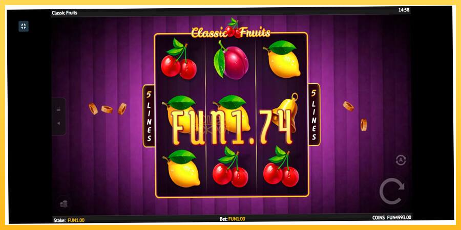 Игровой аппарат Classic Fruit - игра на реальные деньги, картинка 2