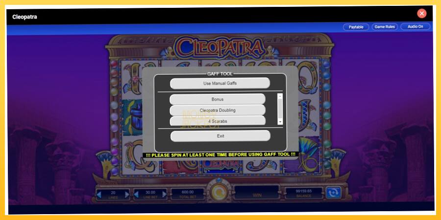 Игровой аппарат Cleopatra - игра на реальные деньги, картинка 5