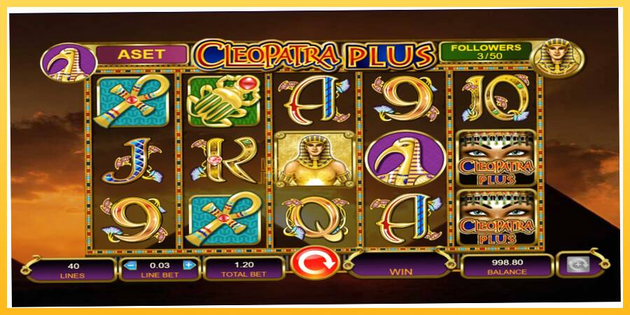 Игровой аппарат Cleopatra Plus - игра на реальные деньги, картинка 2