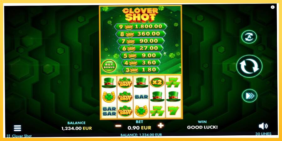 Игровой аппарат Clover Shot - игра на реальные деньги, картинка 2