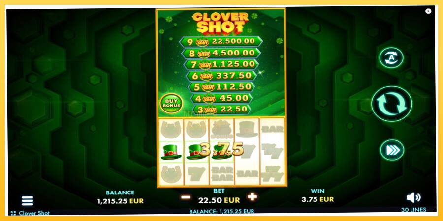 Игровой аппарат Clover Shot - игра на реальные деньги, картинка 3