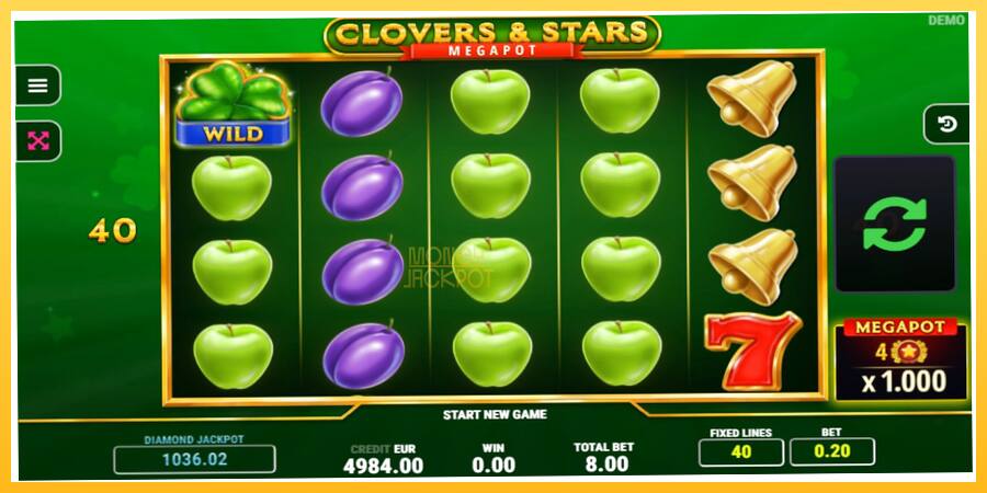 Игровой аппарат Clovers & Stars - игра на реальные деньги, картинка 2