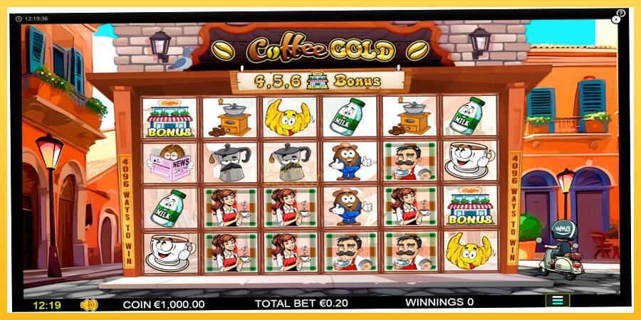 Игровой аппарат Coffee Gold - игра на реальные деньги, картинка 1