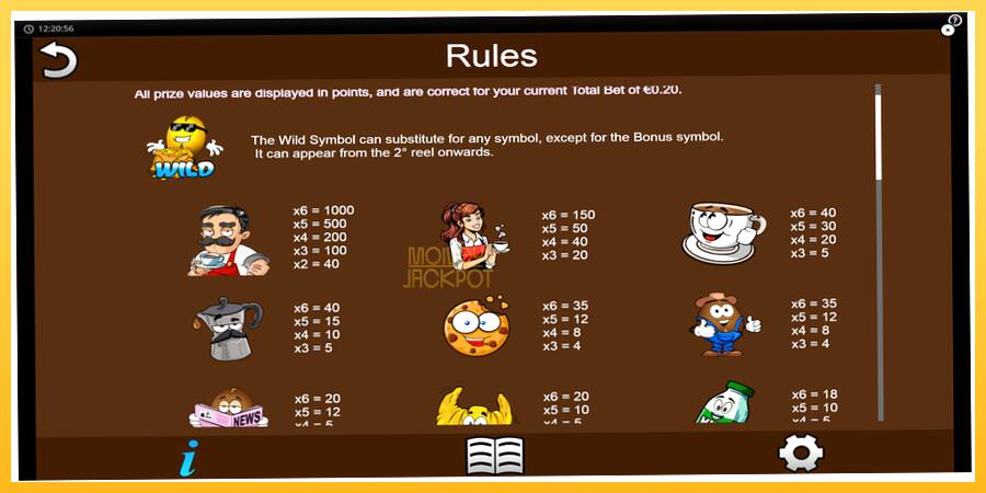 Игровой аппарат Coffee Gold - игра на реальные деньги, картинка 6