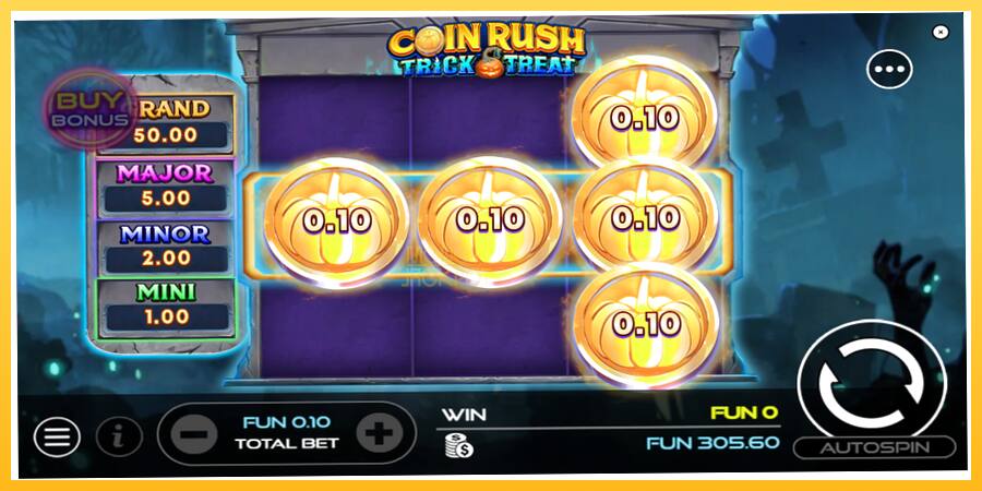 Игровой аппарат Coin Rush: Trick o Treat - игра на реальные деньги, картинка 3