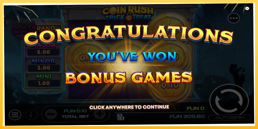 Игровой аппарат Coin Rush: Trick o Treat - игра на реальные деньги, картинка 4