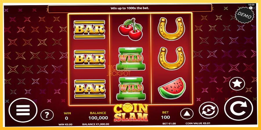 Игровой аппарат Coin Slam - игра на реальные деньги, картинка 2