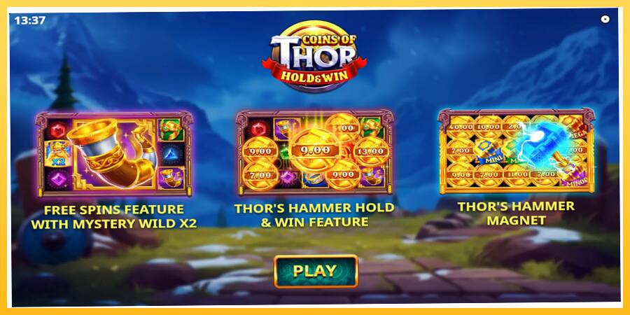 Игровой аппарат Coins of Thor - игра на реальные деньги, картинка 1