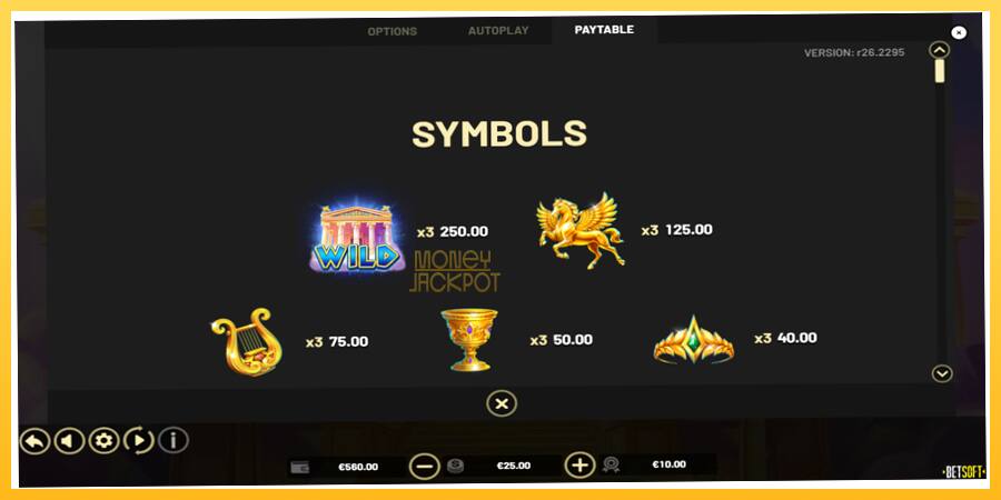 Игровой аппарат Coins of Zeus - игра на реальные деньги, картинка 5