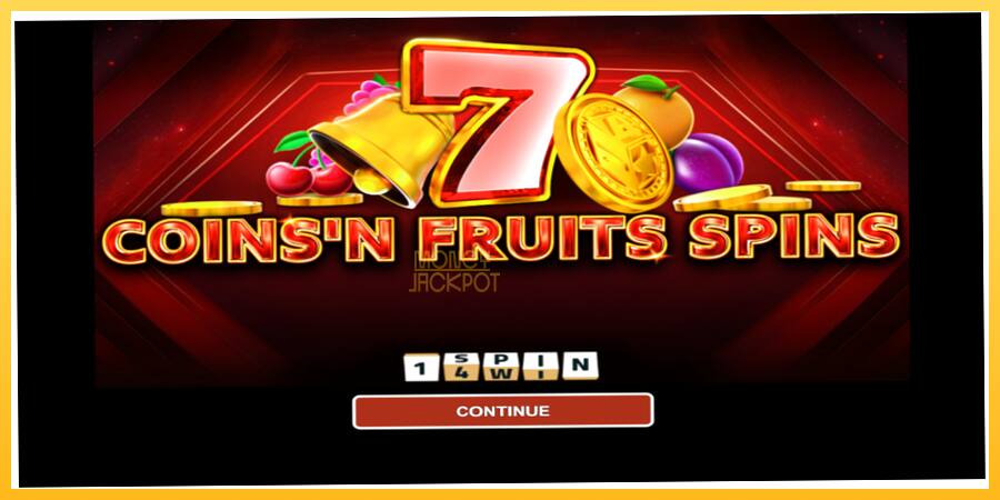 Игровой аппарат Coinsn Fruits Spins - игра на реальные деньги, картинка 1