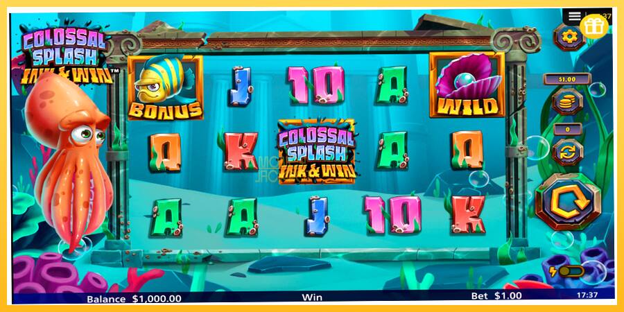 Игровой аппарат Colossal Splash Ink & Win - игра на реальные деньги, картинка 1