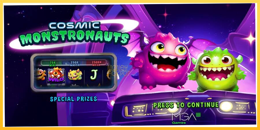 Игровой аппарат Cosmic Monstronauts - игра на реальные деньги, картинка 1