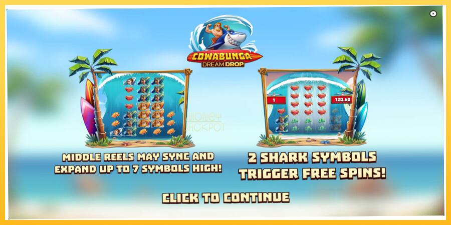 Игровой аппарат Cowabunga Dream Drop - игра на реальные деньги, картинка 1