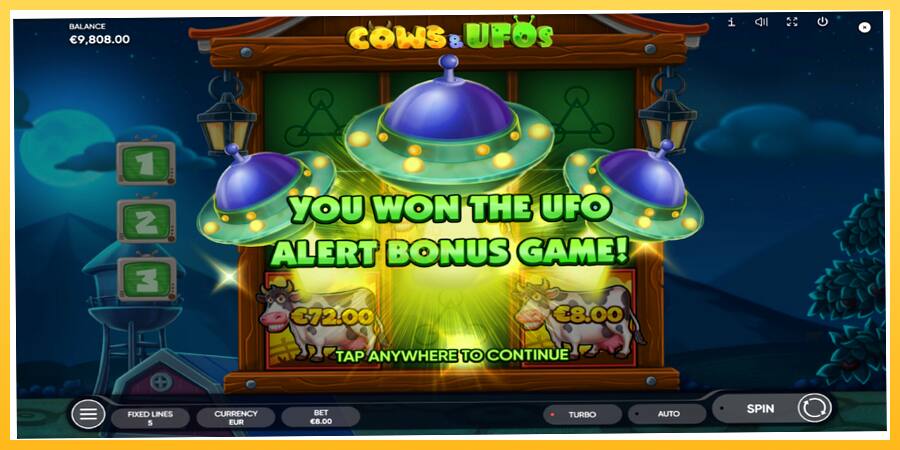 Игровой аппарат Cows & UFOs - игра на реальные деньги, картинка 4