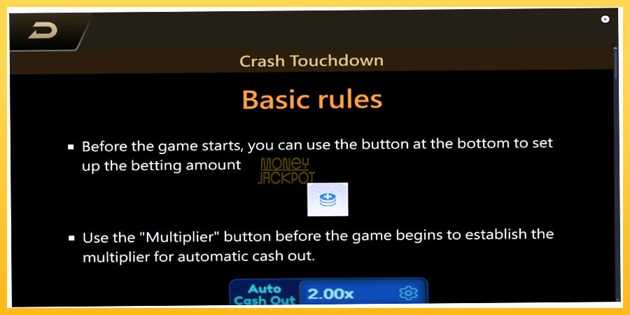 Игровой аппарат Crash Touchdown - игра на реальные деньги, картинка 6