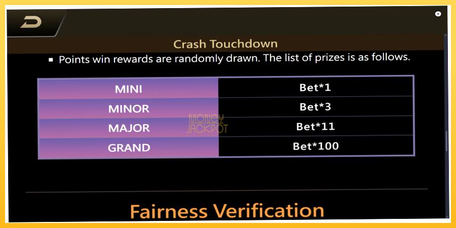 Игровой аппарат Crash Touchdown - игра на реальные деньги, картинка 7