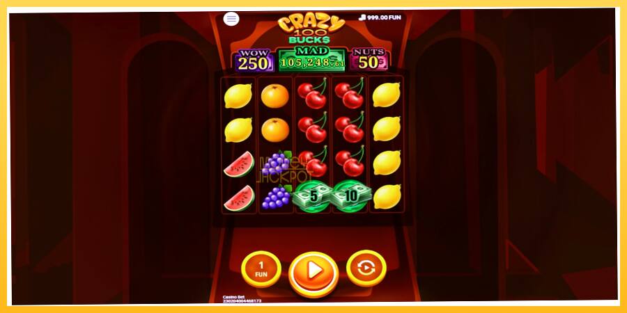 Игровой аппарат Crazy 100 Bucks - игра на реальные деньги, картинка 1