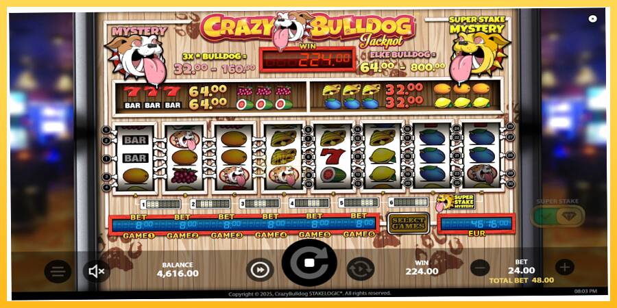 Игровой аппарат Crazy Bulldog - игра на реальные деньги, картинка 4