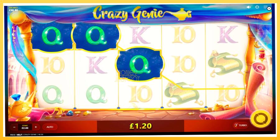 Игровой аппарат Crazy Genie - игра на реальные деньги, картинка 3