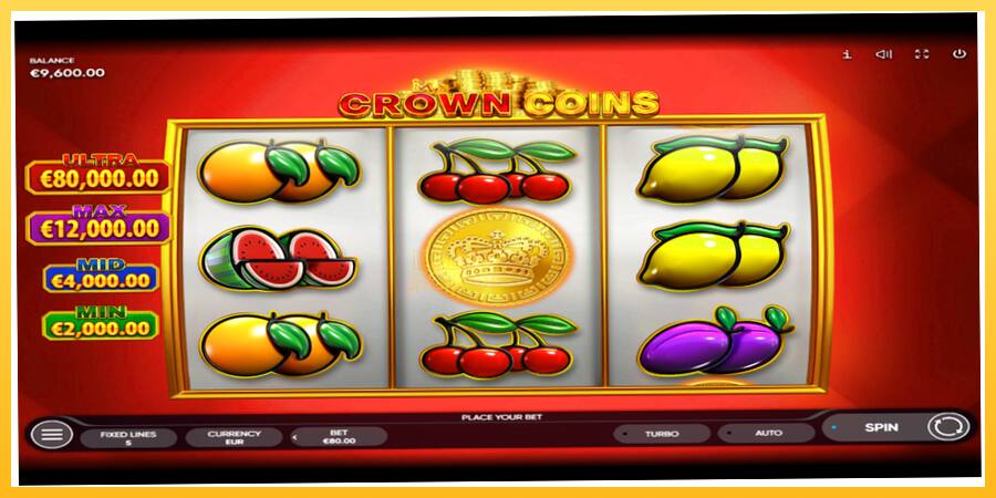 Игровой аппарат Crown Coins - игра на реальные деньги, картинка 2