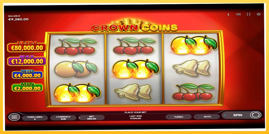 Игровой аппарат Crown Coins - игра на реальные деньги, картинка 3