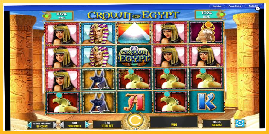 Игровой аппарат Crown of Egypt - игра на реальные деньги, картинка 1