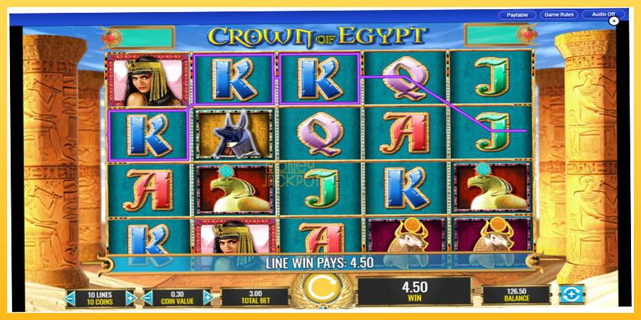 Игровой аппарат Crown of Egypt - игра на реальные деньги, картинка 2