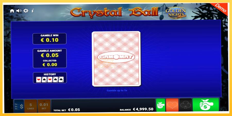 Игровой аппарат Crystal Ball Golden Nights - игра на реальные деньги, картинка 3