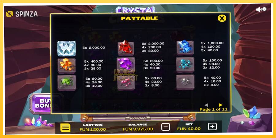 Игровой аппарат Crystal Crushers - игра на реальные деньги, картинка 5