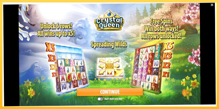 Игровой аппарат Crystal Queen - игра на реальные деньги, картинка 1