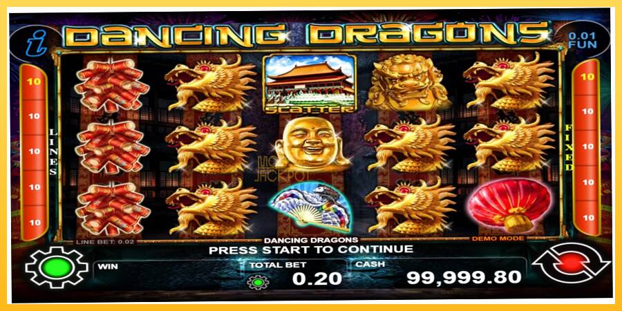 Игровой аппарат Dancing Dragons - игра на реальные деньги, картинка 1