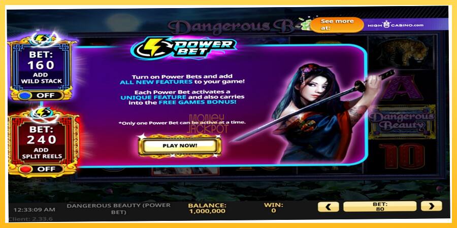 Игровой аппарат Dangerous Beauty Power Bet - игра на реальные деньги, картинка 1