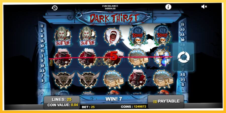 Игровой аппарат Dark Thirst - игра на реальные деньги, картинка 2