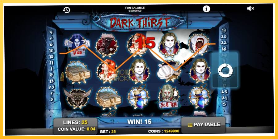 Игровой аппарат Dark Thirst - игра на реальные деньги, картинка 4