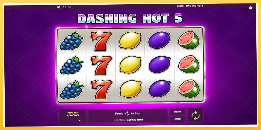 Игровой аппарат Dashing Hot 5 - игра на реальные деньги, картинка 1