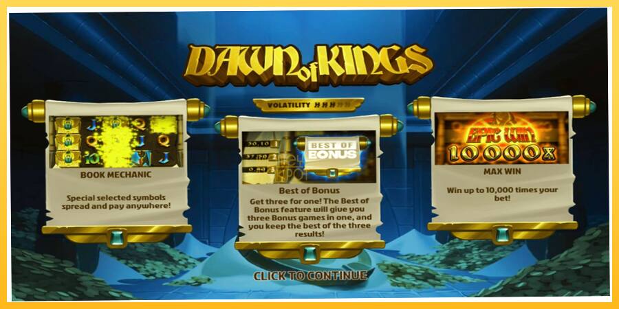 Игровой аппарат Dawn of Kings - игра на реальные деньги, картинка 1