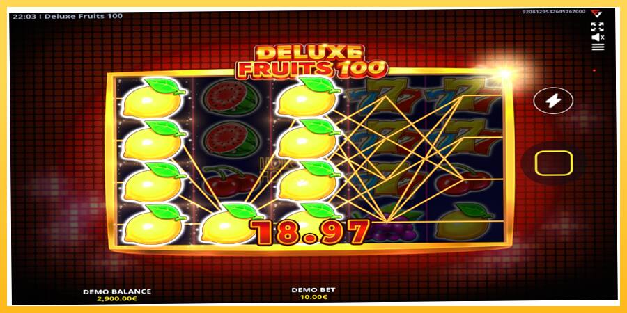 Игровой аппарат Deluxe Fruits 100 - игра на реальные деньги, картинка 2