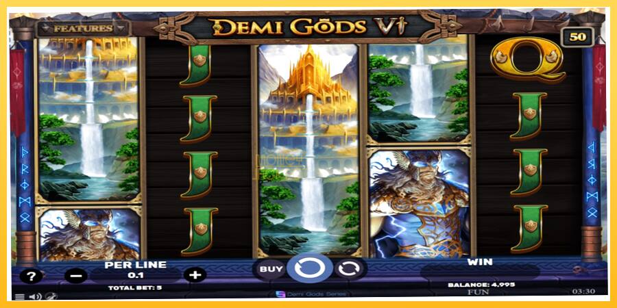 Игровой аппарат Demi Gods 6 - игра на реальные деньги, картинка 2