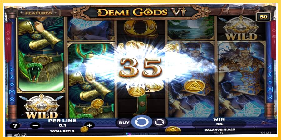 Игровой аппарат Demi Gods 6 - игра на реальные деньги, картинка 3