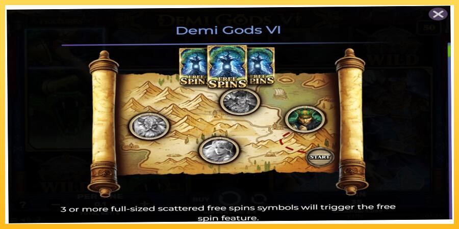 Игровой аппарат Demi Gods 6 - игра на реальные деньги, картинка 4