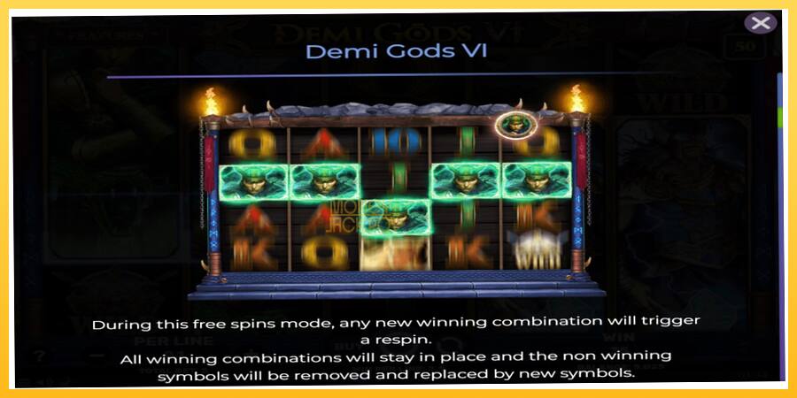 Игровой аппарат Demi Gods 6 - игра на реальные деньги, картинка 5