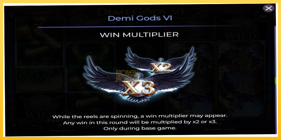 Игровой аппарат Demi Gods 6 - игра на реальные деньги, картинка 6