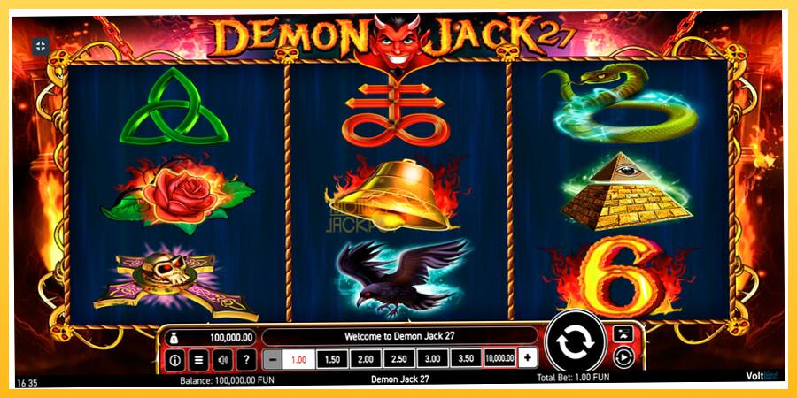 Игровой аппарат Demon Jack 27 - игра на реальные деньги, картинка 1