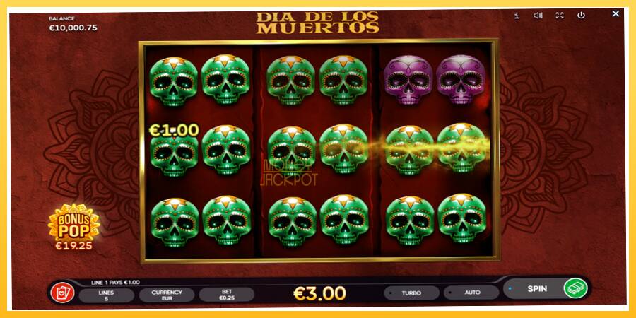 Игровой аппарат Dia de Los Muertos - игра на реальные деньги, картинка 3