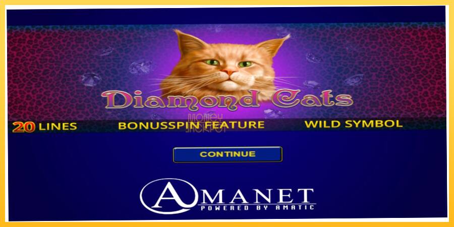 Игровой аппарат Diamond Cats - игра на реальные деньги, картинка 1