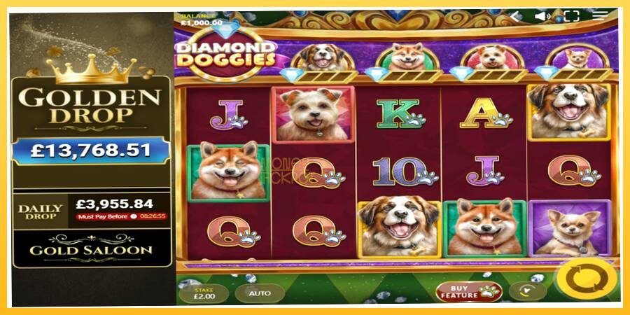 Игровой аппарат Diamond Doggies - игра на реальные деньги, картинка 1